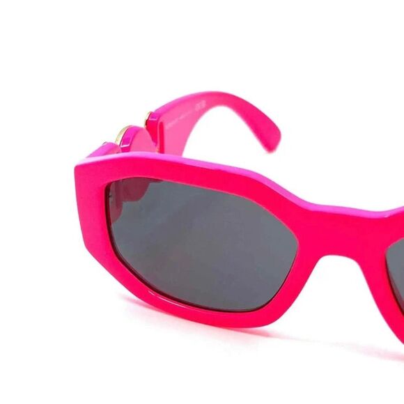VERSACE EUC Medusa Biggie Square Sunglasses Authentic Pink Gold main image 7